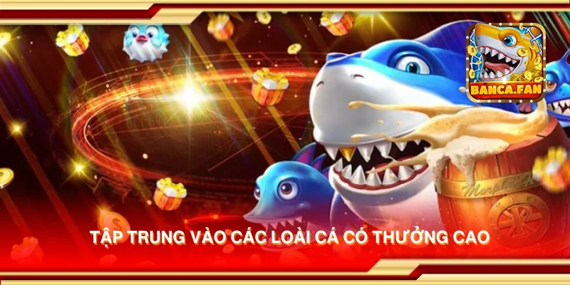 Tập trung vào các loài cá có thưởng cao
