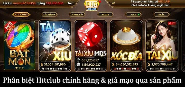 Cách phân biệt Hitclub chính chủ & Hitclub giả mạo